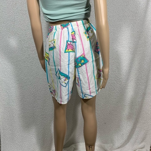 Vintage 80’s Justin Allen Women’s High Waisted Beach Cotton Shorts size Large - Picture 5 of 7